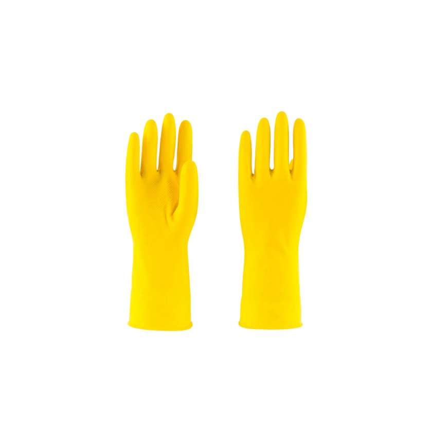 Guante De Látex Amarillo Talla S.
